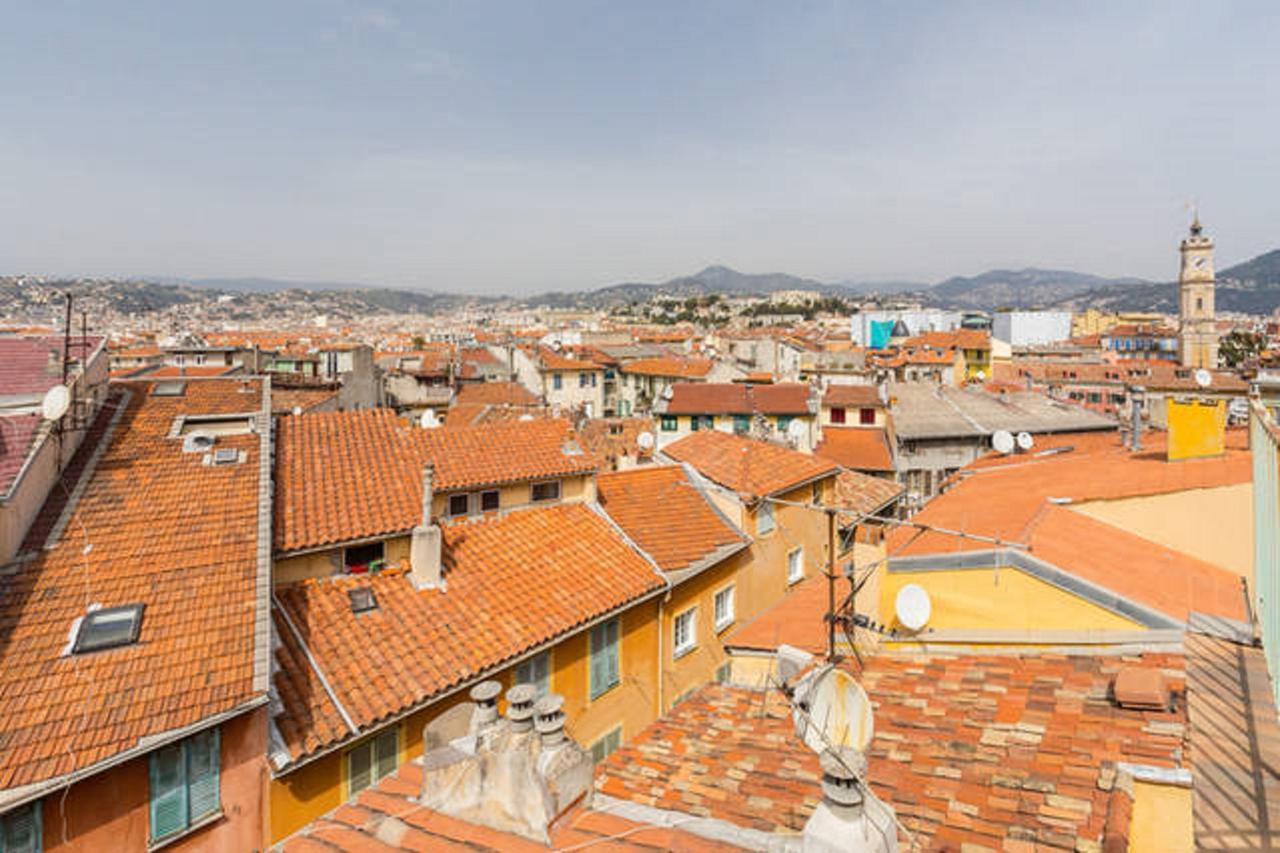 La Croix - F3, Terrasse Vue Panoramique, Vieux-Nice Old Town And Terrace Exteriör bild