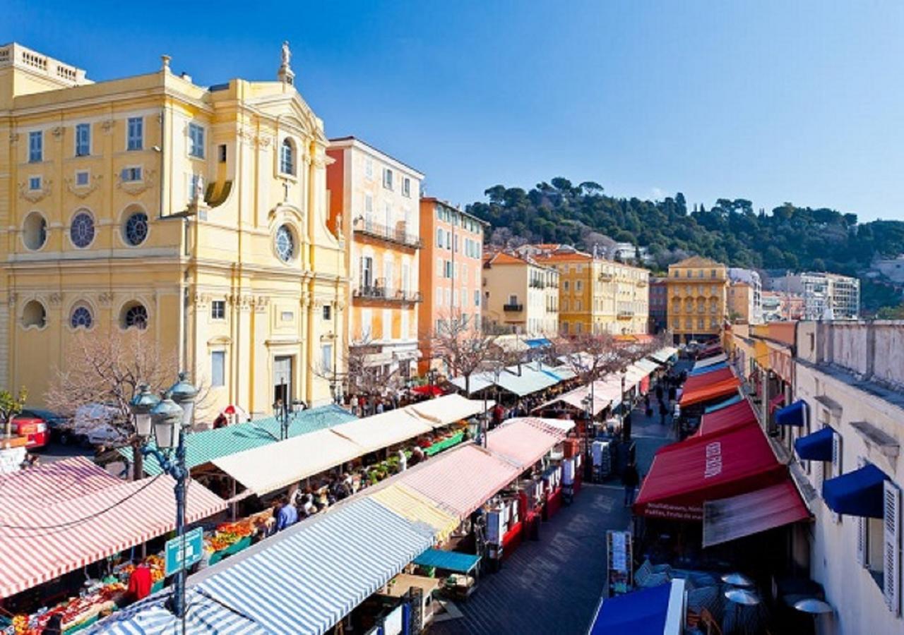 La Croix - F3, Terrasse Vue Panoramique, Vieux-Nice Old Town And Terrace Exteriör bild